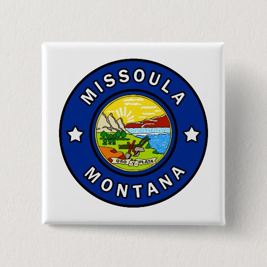 Missoula Montana Button (Vorderseite)