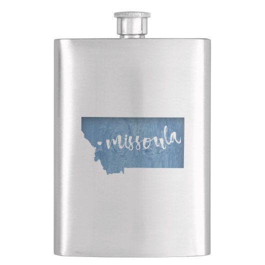 Missoula, Montana Flachmann (Vorderseite)