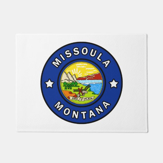 Missoula Montana Fußmatte (Vorderseite)