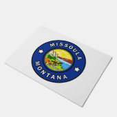 Missoula Montana Fußmatte (Schrägansicht)