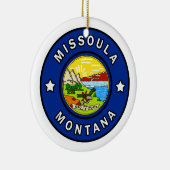 Missoula Montana Keramik Ornament (Rechts)