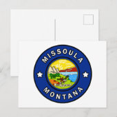 Missoula Montana Postkarte (Vorne/Hinten)