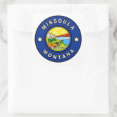 Missoula Montana Quadratischer Aufkleber (Tasche)