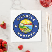 Missoula Montana Serviette (Beispiel)
