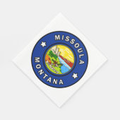 Missoula Montana Serviette (Ecke)
