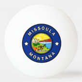 Missoula Montana Tischtennisball (Vorderseite)