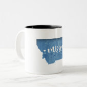 Missoula, Montana Zweifarbige Tasse (Vorderseite Links)