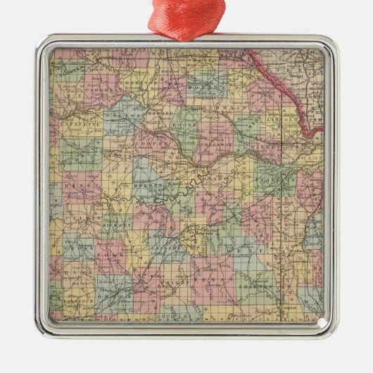 Missouri 10 silbernes ornament (Vorne)