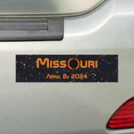 Missouri 2024 Gesamtsolarausstoß Autoaufkleber