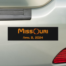 Missouri 2024 Gesamtsolarausstoß Autoaufkleber