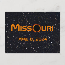 Missouri 2024 Gesamtsolarausstoß Postkarte