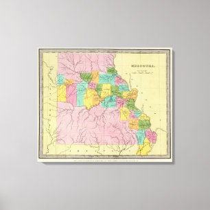 Missouri 5 leinwanddruck