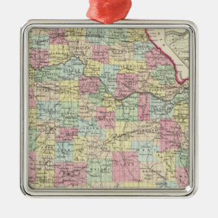 Missouri 8 silbernes ornament