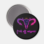 Missouri Abortion Ban Celestial Uterus Protest Magnet (Vorderseite/Rückseite)