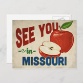 Missouri Apple - Vintage Travel Postkarte (Vorne/Hinten)