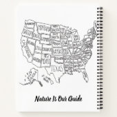 Missouri Aquarellbild Notizblock (Rückseite)