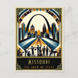 Missouri | Art Deco Postkarte
