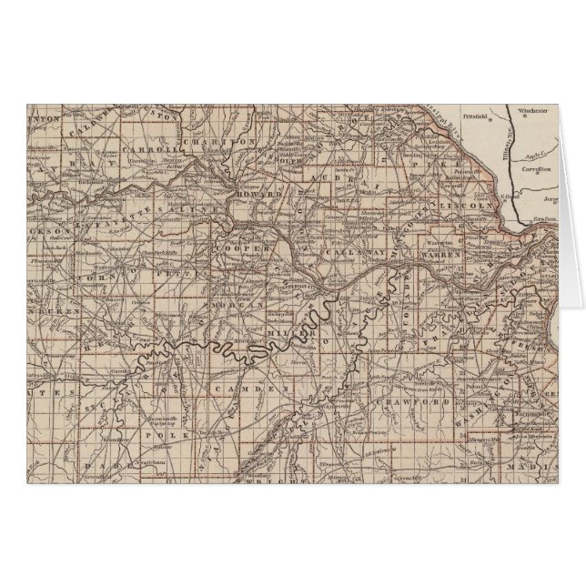 Missouri Atlas Karte (Vorderseite (Horizontal))