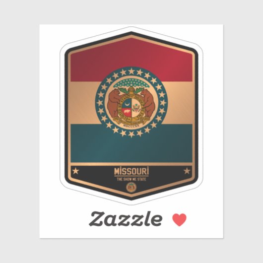Missouri Aufkleber (Blatt)