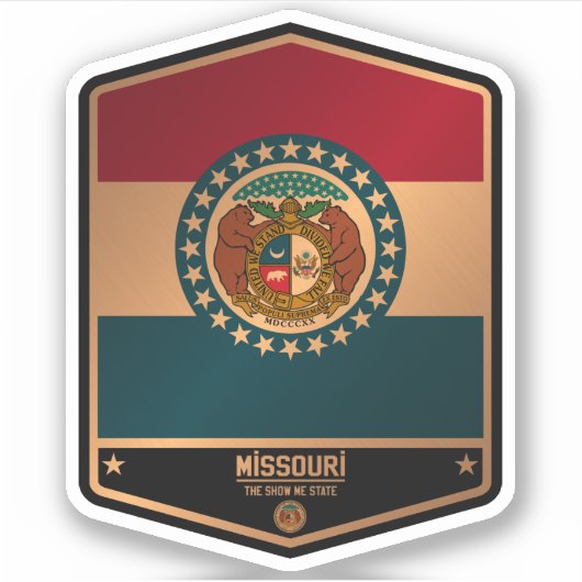Missouri Aufkleber (Vorderseite)