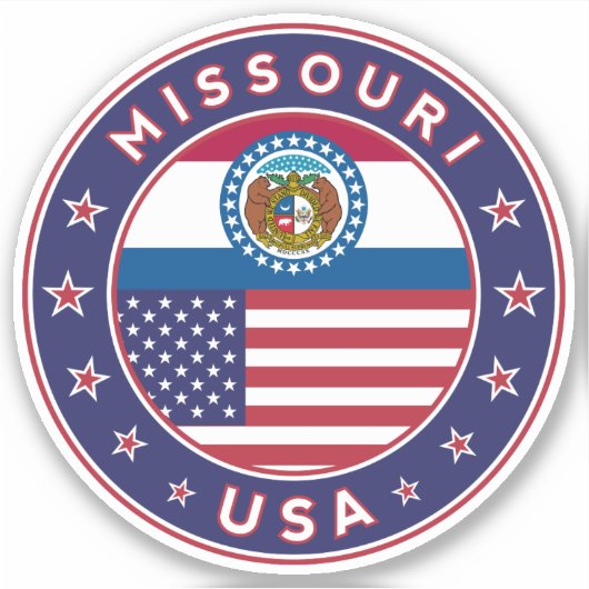Missouri Aufkleber (Vorderseite)