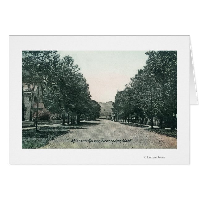 Missouri Avenue ViewDeer Lodge, MT (Vorderseite (Horizontal))