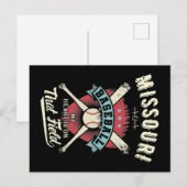 Missouri Baseball Postkarte (Vorne/Hinten)