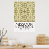 Missouri Bicentennial Dogwood Poster (Küche)