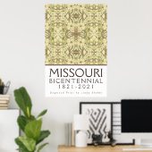 Missouri Bicentennial Dogwood Poster (Heimbüro)