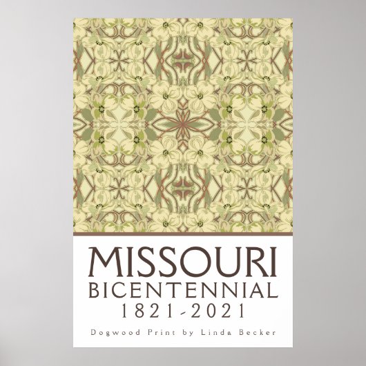 Missouri Bicentennial Dogwood Poster (Vorne)