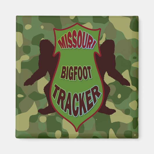 Missouri Bigfoot Tracker Magnet (Vorne)