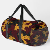 Missouri Black & Gold Tiger Camo Printed Duffle Bag (Rechte Ecke)