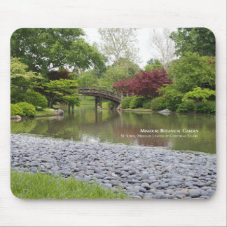 Missouri Botanical Garden Japanese Drum Bridge Mousepad