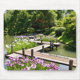 Missouri Botanical Garden Zig Zag Bridge Mousepad