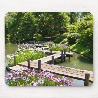 Missouri Botanical Garden Zig Zag Bridge Mousepad