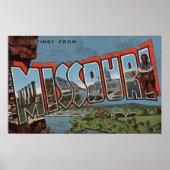 Missouri (Bridge View) - Große Letter-Szenen Poster (Vorne)