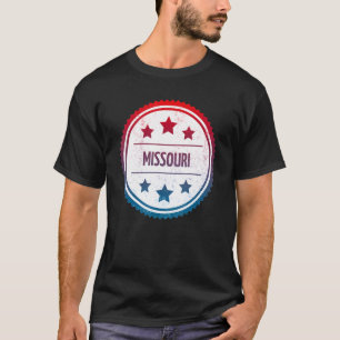 Missouri - Cooles US Staat Retro Abzeichen T-Shirt