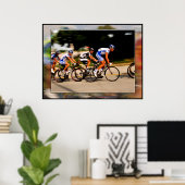 Missouri Cycling größere Druckgröße Poster (Heimbüro)