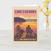 Missouri | Der Ozarksee Karte (Gelbe Blume)
