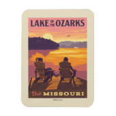 Missouri | Der Ozarksee Magnet (Vertikal)