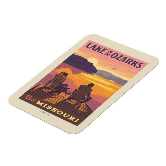 Missouri | Der Ozarksee Magnet (Linke Seite)