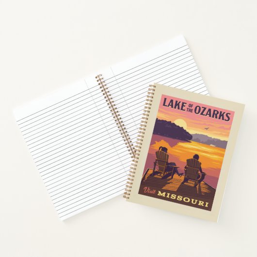 Missouri | Der Ozarksee Notizblock (Innenseite)