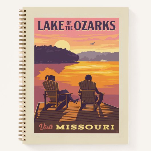 Missouri | Der Ozarksee Notizblock (Vorderseite)