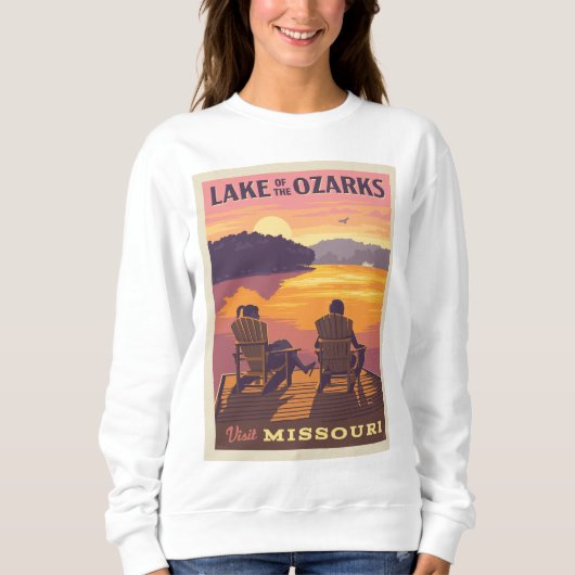 Missouri | Der Ozarksee Sweatshirt (Vorderseite)