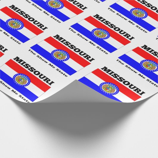 Missouri, Der Show-Me-Staat, Geschenkpapier (Ecke)