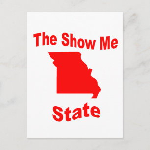 Missouri: Der Staat "Zeige mir" Postkarte