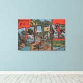 Missouri - Die Ozarks - Großbuchstaben Szenen 2 Leinwanddruck (Insitu (Holzboden))