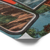 Missouri - Die Ozarks - Großbuchstaben Szenen 2 Poster (Ecke)