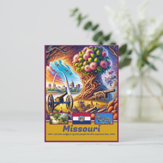Missouri Dreamscapes: Bezaubernd Postkarte (Stehend Vorderseite)