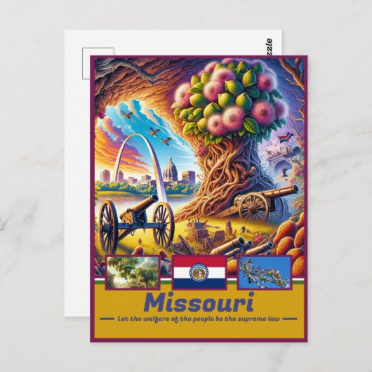 Missouri Dreamscapes: Bezaubernd Postkarte (Vorne/Hinten)